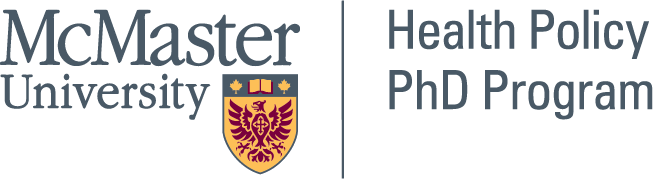 McMaster University's Health Policy PhD Program